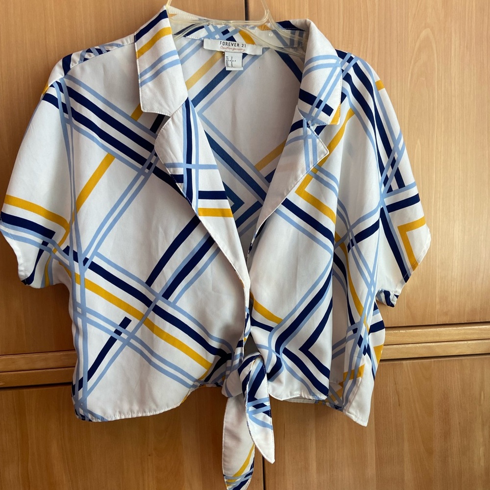 Forever 21 striped blouse